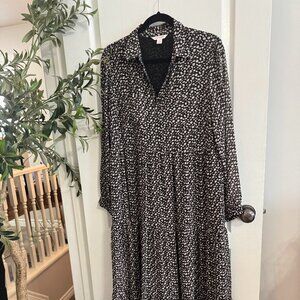 Joe Fresh Floral Tiered Maxi Dress – Size Small